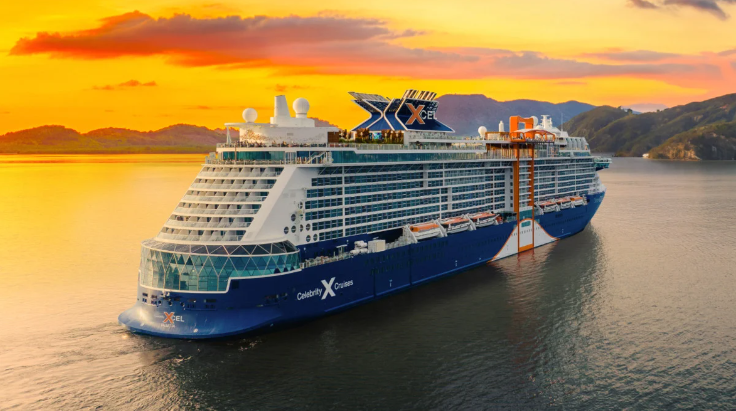 Celebrity Cruises ship at sea